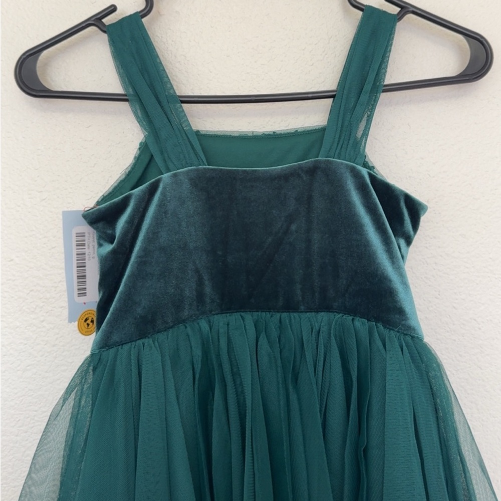 Cat & Jack Teal Sequin Formal Dress - Picture 4 of 5